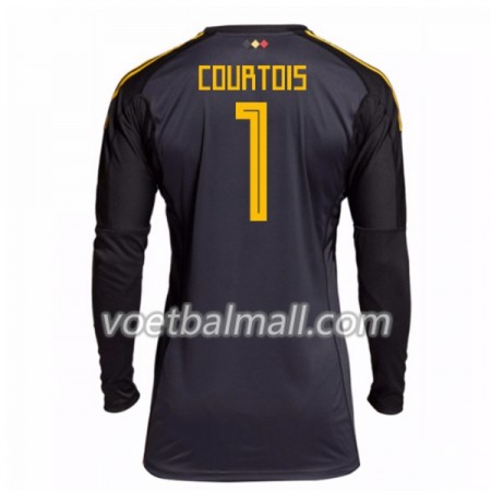 Goedkope België Courtois 1 Doelman Thuisshirt WK voetbal 2018 Goedkope België Courtois 1 Doelman Thuisshirt WK voetbal 2018